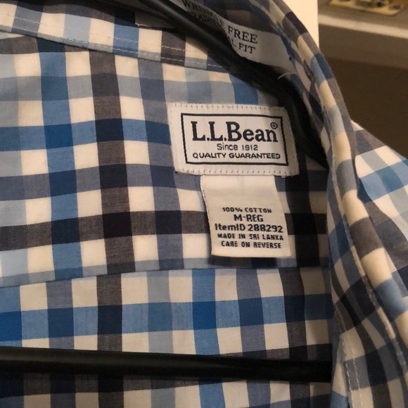 LL Bean wrinkle free button down - Picture 2 of 2